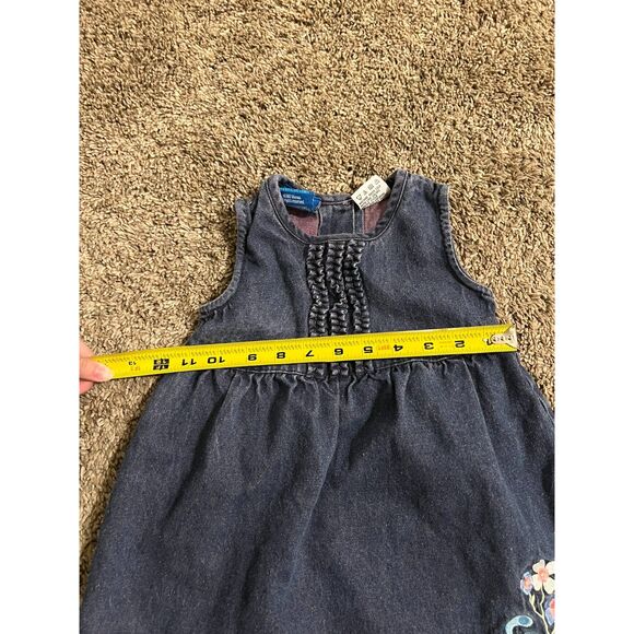 Blues Clues Vintage Y2K Denim Dress 3T 2002 Viacom Embroidery - Picture 7 of 7
